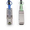 10Gtek QSFP (SFF-8436) to SFF-8088 DDR Hybrid Mini SAS Cable, External Copper SAS Cable for NetApp DS4243 DS4246 DS2246, 100-Ohm, 0.5-m(1.6ft) view 4