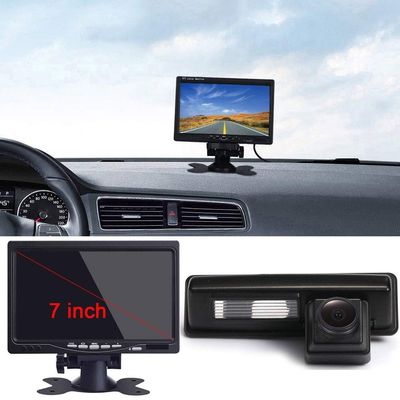 1280 x 720 Pixel 1000 TV line reversing camera kit: 7 inch TFT LCD screen car monitor + HD car rear view camera for Toyota Vios/Picnic/Echo/Verso/Harrier/Altezza/Camry/Prius/Lexus/Ipsum/Avensis