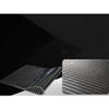 Anti-Slip Car 2 Pcs Carbon Fiber Texture Washable Anti-Slip Auto Car Mat 27x15cm Black view 3