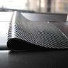 Anti-Slip Car 2 Pcs Carbon Fiber Texture Washable Anti-Slip Auto Car Mat 27x15cm Black view 4