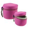 Navitech Purple Polyester Camera Lens Case with MOLLE Style Strap Suitable for The Panasonic H-PS14042 view 1