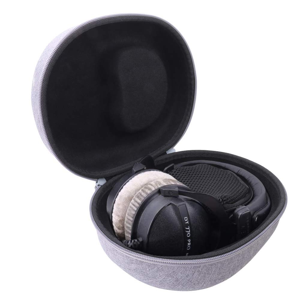 Aenllosi Hard Carrying Case Replacement for Beyerdynamic DT PRO 770 32/80/250 Ohm Over-Ear Studio Headphones (Grey)