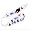 Texas State Shape Flag Cloth Lanyard with Breakaway Harness view 1