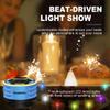 BassPal IPX7 Waterproof Speaker, Bluetooth Portable Wireless Shower Speakers with LED Display, FM Radio, Suction Cup, Light Show, TWS, Loud Stereo Sound for Pool Beach Home Party Travel Outdoors view 3