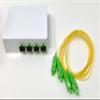 Ultra Spec Cables FTTH 4 Port SC-APC Fiber Termination Kit (Includes 4 x SC-APC Simplex Couplers and 4 x 1 Meter SC-APC Pigtails) for Splice view 1