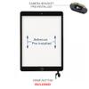 JPUNG for iPad mini 3 Screen Replacement Glass Touchscreen Digitizer (A1599 A1600), Black, Complete Repair Tools Kit,Camera Holder view 3