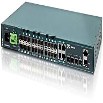 MSW-4424C-AA - Gigabit Ethernet 24 SFP Ports with 4 10G SFP+ Ports, Layer 2 Managed Switch, Dual redundant AC Power, Rack 19"