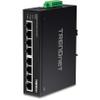 TRENDnet 8-Port Industrial Fast Ethernet DIN-Rail Switch, TI-E80, 8 x Fast Ethernet Ports, IP50 Rated, Extreme Temperature Operating Range, 1.6Gbps Switching Capacity, Lifetime Protection view 1