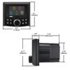 VELEX Marine Stereo, Audio Video Player FM/AM with Bluetooth Streaming, for Yacht, Boat, UTV, ATV, Power Sport, Spa view 3