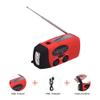Emergency Solar Hand Crank Dynamo AM/FM/Weather Radio,with 3 LED Flashlight,Survival Gear Portable 3 in 1 Solar Radio (White) view 2
