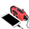 Emergency Solar Hand Crank Dynamo AM/FM/Weather Radio,with 3 LED Flashlight,Survival Gear Portable 3 in 1 Solar Radio (White) view 4