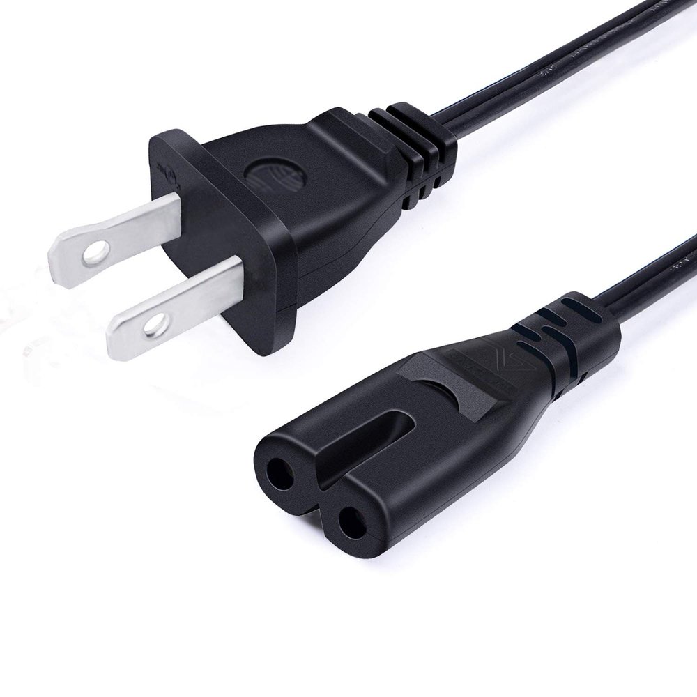 Power Cord Replacement for Echo Studio High-Fidelity Smart Speaker,Klipsch SW-350 SW-450 Powered Subwoofer R10B SB3 SB-1 SB1BK Subwoofer Power Cord IEC C7 2 Prong 8ft AC Cable