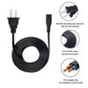Power Cord Replacement for Echo Studio High-Fidelity Smart Speaker,Klipsch SW-350 SW-450 Powered Subwoofer R10B SB3 SB-1 SB1BK Subwoofer Power Cord IEC C7 2 Prong 8ft AC Cable view 4