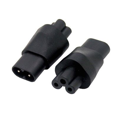 1 pcs IEC 3Pin Female to 2Pin Male IEC 320 C6 to C8 Power Adapter IEC 320 C7 to C5 2 pin Female Power Adapter