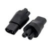 1 pcs IEC 3Pin Female to 2Pin Male IEC 320 C6 to C8 Power Adapter IEC 320 C7 to C5 2 pin Female Power Adapter view 1