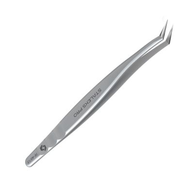 STALEKS PRO Expert 40 Volume Lash Extension Tweezers, L-Shape 40, 2D-8D