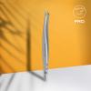 STALEKS PRO Expert 40 Volume Lash Extension Tweezers, L-Shape 40, 2D-8D view 3