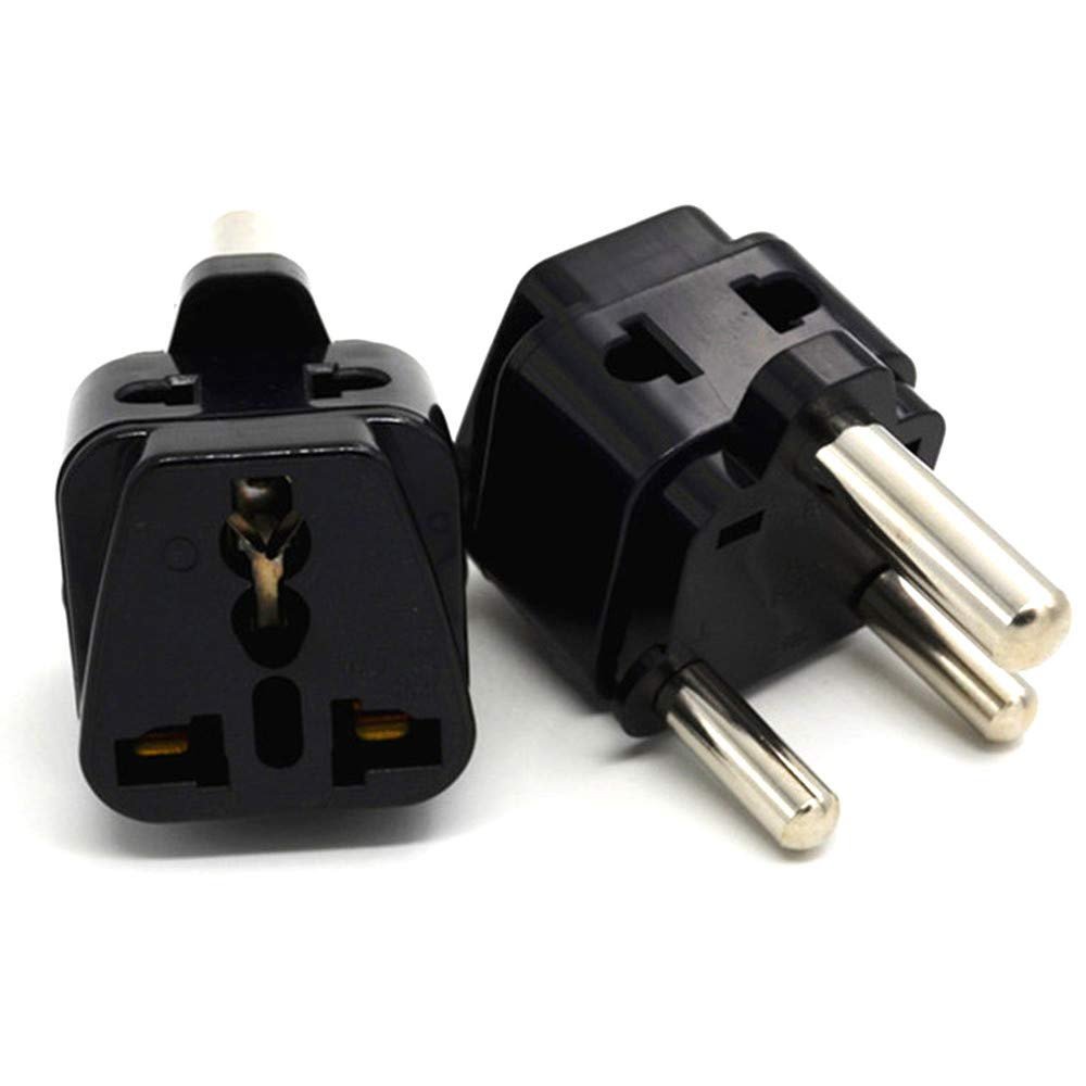 10pcs/lot Big South Africa Plug Power Travel Converter Power Plug Conversion Plug 3 Pin to 3 Pin Round South Africa Plug Socket