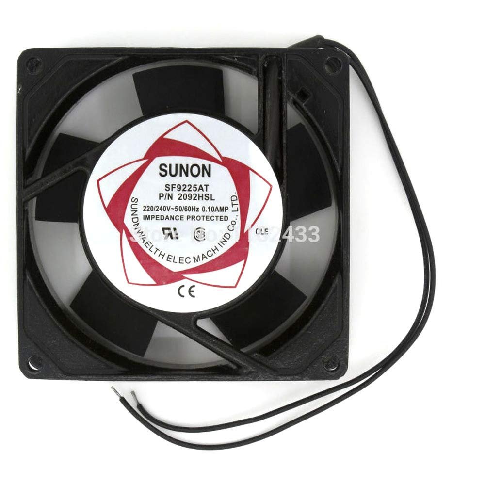 9225 SF9225AT SF23092AT 92mm 9cm 220Vac axial Flow Fan/Radiator Fan fit to Intermittent Work 22cm Wire Length 2092HSL