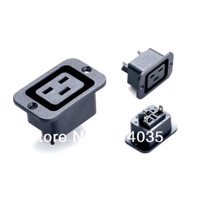 20 pcs/lot UPS Power Outlet IEC OTLET AC Socket high Current UPS Male SS-3B