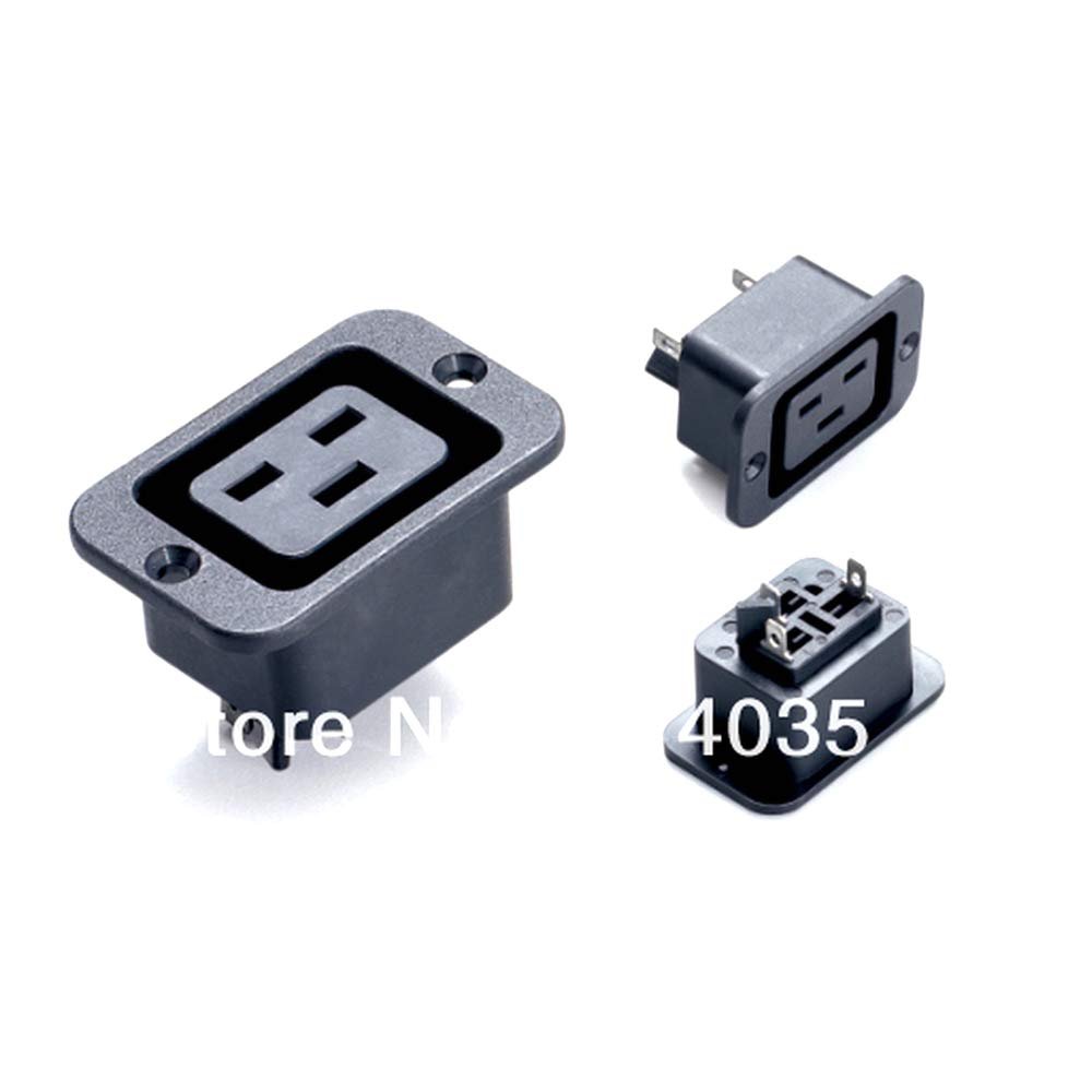 20 pcs/lot UPS Power Outlet IEC OTLET AC Socket high Current UPS Male SS-3B
