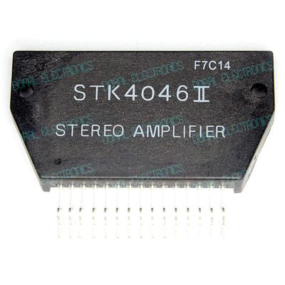 STK4046II with Heat Sink Compound Paste, Integrated Circuit IC Stereo Power Amplifier