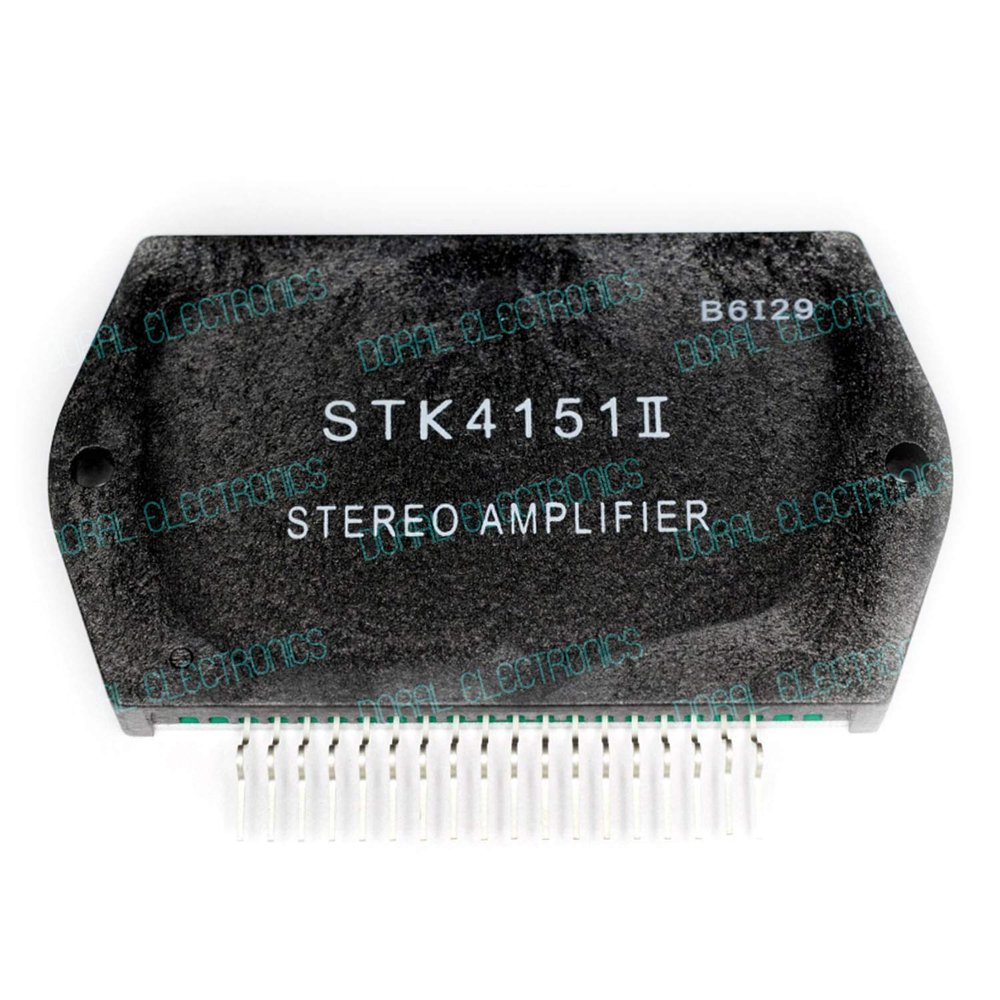Doral Electronics STK4151II Stereo Amplifier IC with Heat Sink Compound Paste, Integrated Circuit Semiconductor