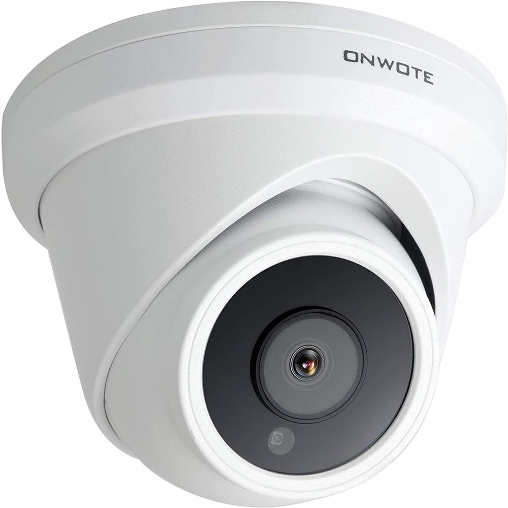 ONWOTE 6MP Super HD PoE IP Security Camera with Audio, AI Human Vehicle Detection, 3072x2048 6 Megapixels, 122 FoV, Indoor/Outdoor Commercial Wired Camera for Business, Add-on to PoE NVR System