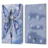 Head Case Designs Officially Licensed Anne Stokes Snow Fairy Yule Leather Wallet Case Compatible with Kindle Paperwhite 1/2 / 3 view 1