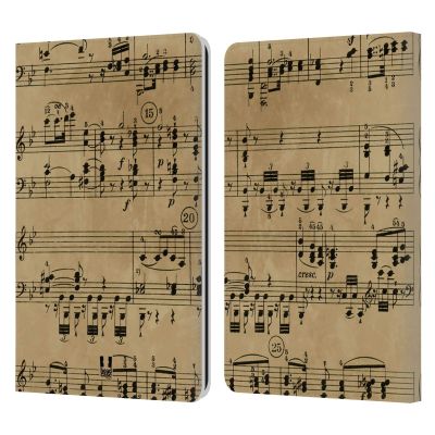 Head Case Designs Beethoven Music Sheets Leather Wallet Case Compatible with Kindle Paperwhite 1/2 / 3