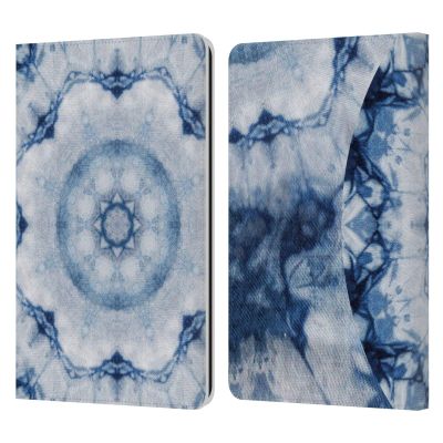 Head Case Designs Officially Licensed Aimee Stewart Shibori Sigh Mandala Leather Wallet Case Compatible with Kindle Paperwhite 1/2 / 3