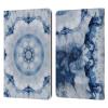 Head Case Designs Officially Licensed Aimee Stewart Shibori Sigh Mandala Leather Wallet Case Compatible with Kindle Paperwhite 1/2 / 3 view 1