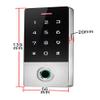 Metal Fingerprint Waterproof capacitive Touch Button Reader Access Controller view 3