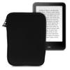 kwmobile Neoprene e-Reader Pouch Size 6" eReader - Universal eBook Sleeve Case with Zipper - Black view 1