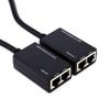 30M HDMI Extender Repeater by CAT5e, Sender + Receiver, TMDS DDC Over RJ45 CAT5e CAT6 LAN Ethernet Balun Extender Adapter Up to 1080P Supports 3D, Black view 2