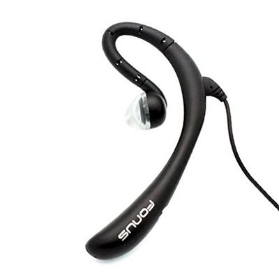 Wired Mono Headset Earphone w Mic Compatible with Motorola Moto Z4, Headphone 3.5mm Single Earbud Hands-Free Microphone Over-The-Ear for Moto Z4 Phone Model