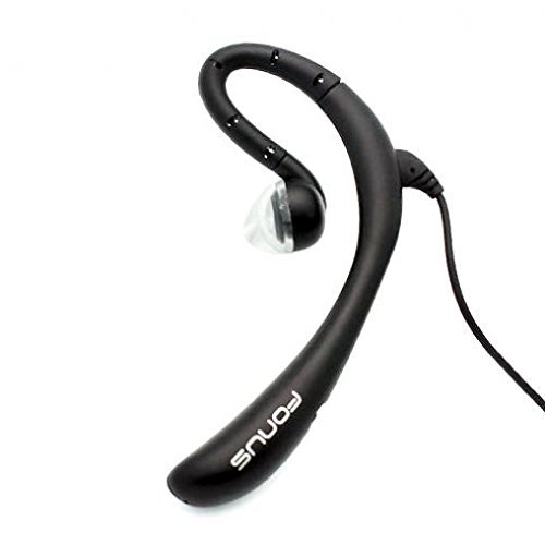 Wired Mono Headset Earphone w Mic Compatible with Motorola Moto Z4, Headphone 3.5mm Single Earbud Hands-Free Microphone Over-The-Ear for Moto Z4 Phone Model