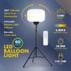 SeeDevil SD-60W-KIT-G1 60 Watt Balloon Light Kit (w/LED Balloon Light Fixture, White Balloon Diffuser, 6.5ft Tripod, Carry Bags + Basic mounts) view 2