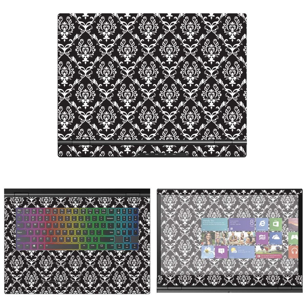 Decalrus - Protective Decal Damask Skin Sticker for Lenovo Legion Y740 (17.3" Screen) case Cover wrap LElegion17_Y740-80