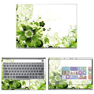 Decalrus - Protective Decal Floral Skin Sticker for Lenovo ThinkBook 14s (14" Screen) case Cover wrap LEthnbk_14S-117