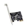 2 Port SATA III Expansion Card with Low Profile Bracket - 6Gbps SATA 3.0 Controller PCI Express x1 Jmicro Chipset for Windows10/8/7/XP/Vista/Linux view 1