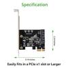 2 Port SATA III Expansion Card with Low Profile Bracket - 6Gbps SATA 3.0 Controller PCI Express x1 Jmicro Chipset for Windows10/8/7/XP/Vista/Linux view 3