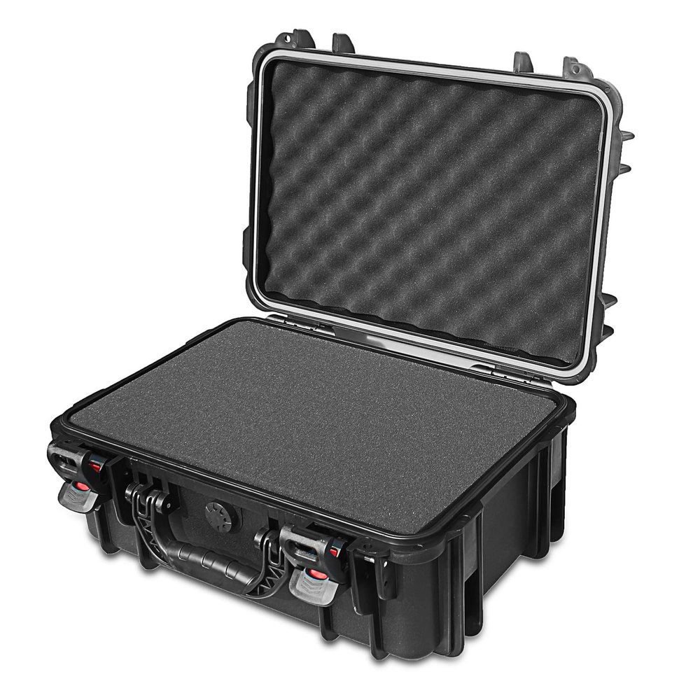 19in Waterproof Hard Shell Case with DIY Customizable Foam Insert (17 x 11 x 7in Interior)", but it is showing "Waterproof Hard Shell Case with DIY Customizable Foam Insert 19 x 14 x 8in