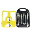 HWZ 7pc Universal Metric Combination Ratchet Spanners Set Key Ratchet Wrench Set Car Repair Set Wrenches 8-19mm Car Repair Tools view 1