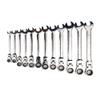 HWZ 12pc Universal Metric Combination Ratchet Spanners Set Key Ratchet Wrench Set Car Repair Set Wrenches 8-19mm Car Repair Tools view 3