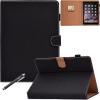 7 Inch Universal Case, GSFY Anti-Slip Folio Stand Protective Case Leather Pocket Cover with Stylus Holder for Samsung/Kindle/Huawei/Lenovo/HP/Asus/Acer 7.0 Inch Tablet, GX-Black view 1