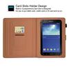 7 Inch Universal Case, GSFY Anti-Slip Folio Stand Protective Case Leather Pocket Cover with Stylus Holder for Samsung/Kindle/Huawei/Lenovo/HP/Asus/Acer 7.0 Inch Tablet, GX-Black view 2