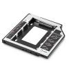 2.5" SSD HDD Hard Drive Enclosure, HDD Internal Hard Disk Drive CD/DVD-ROM Bracket for Most Laptops with 9.5mm Connector view 1