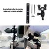 ASHATA Dash Cam Mount Holder for DVR, Car Rearview Mirror Camera Mount Support 360 Degree Rotating, Driving Camera Recorder Bracket, Easy Removal and Adjustable view 3