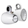 2 Pairs (4 Speakers) of Kicker 6.5" OEM Replacement 195W Coaxial 2-Way Multicolor LED Speakers (White Grilles) with Weather-Proof White Tower Enclosures, 16-Gauge Speaker Wire view 2